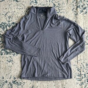 Men's Blue Quarter-Zip Sweater